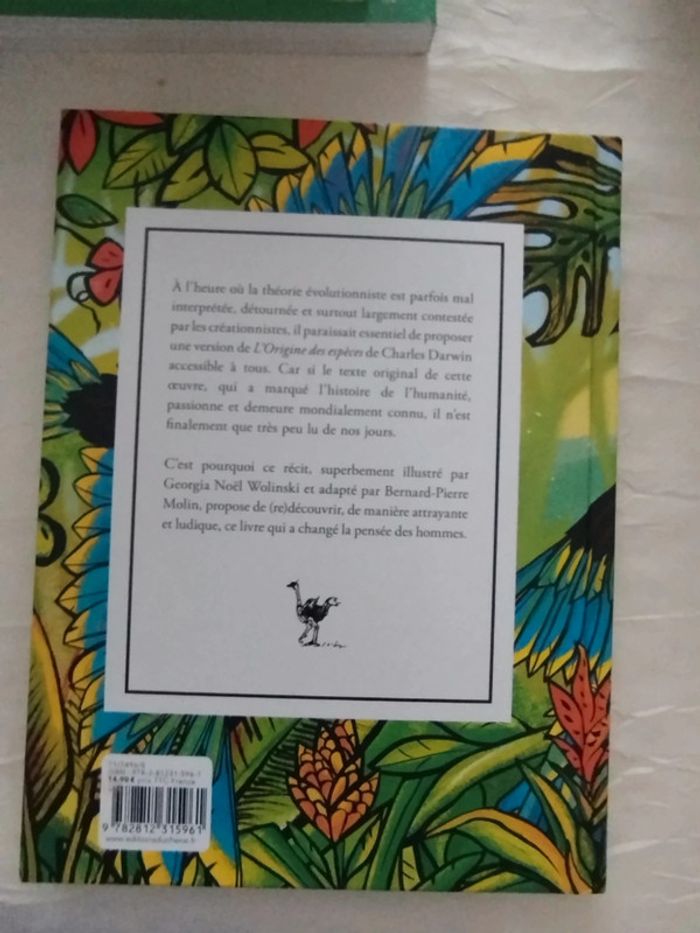 Livre darwing Une origine des espèces - photo numéro 2
