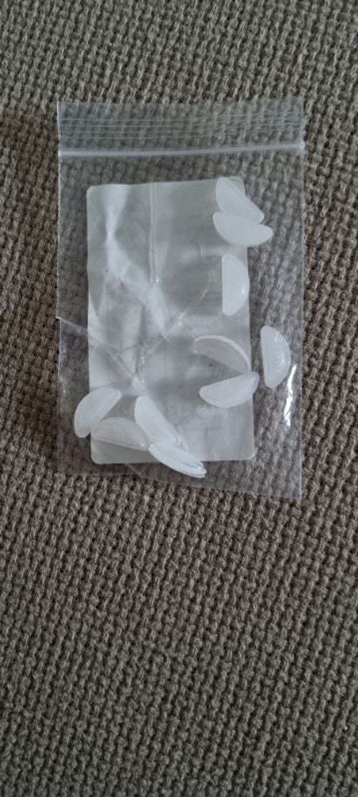 5paires de coussinets de nez en silicones transparentes pour lunettes