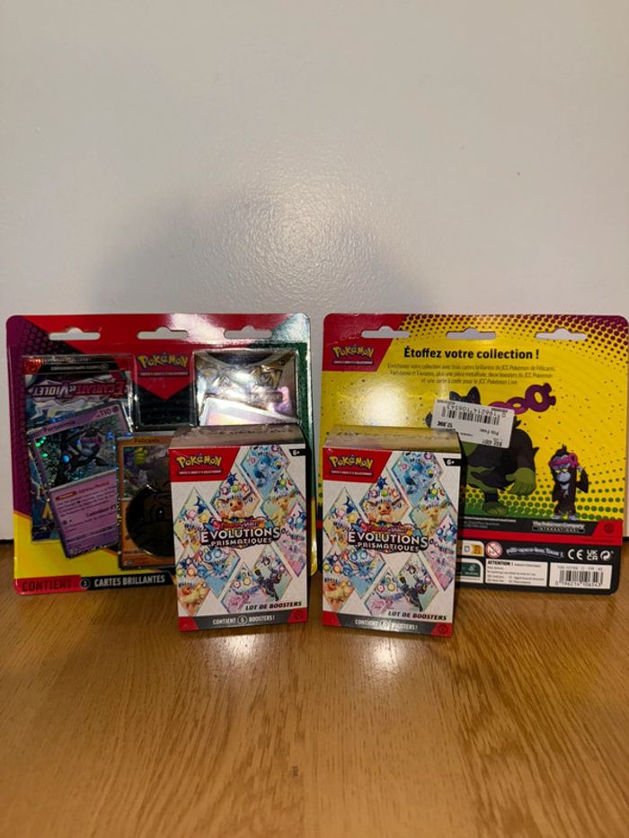 Lot Pokémon Bundle Ev8.5 Évolution prismatique + Tripack - photo numéro 4
