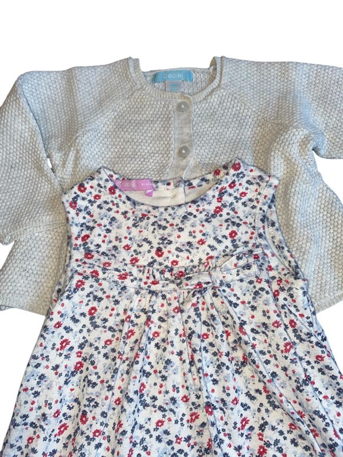 Ensemble robe été et gilet 6 mois - photo numéro 2