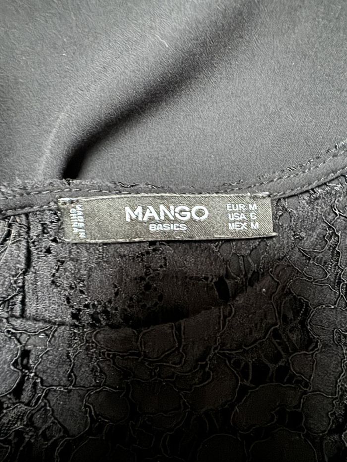 Blouse à manches courtes Mango Taille 38 - photo numéro 3