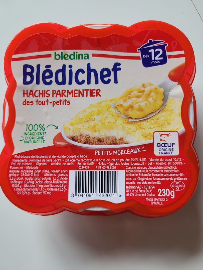 Lot plat bébé 12 mois avec viande - photo numéro 2