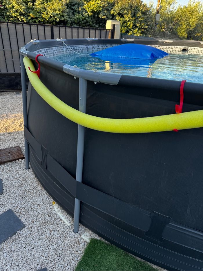 Lot de 2 portes frites rouge, pour piscine INTEX - photo numéro 2