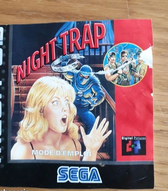 Jeu Sega Mega Cd Night Trap Mega-CD Complet notice version Fr - photo numéro 7