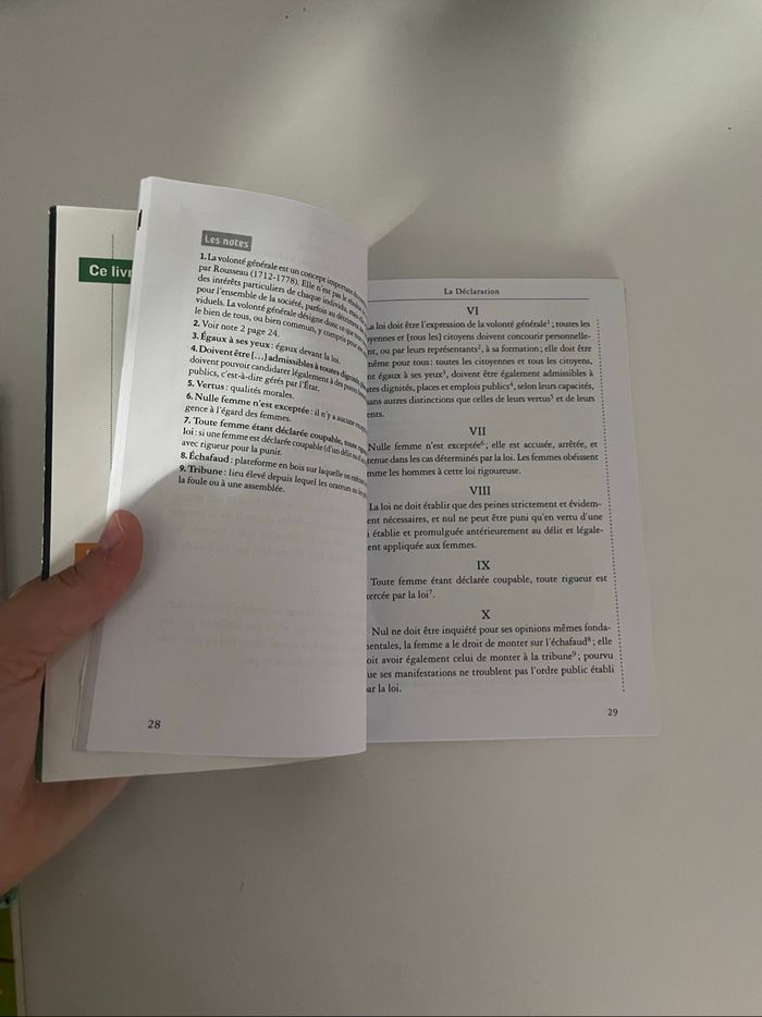 Livre la déclaration des droits de la femme et de la citoyenne - photo numéro 3