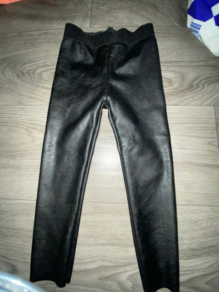 Pantalon simili cuir