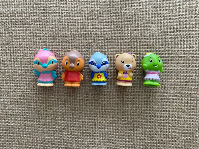 Assortiment de 5 personnages Klorofil Vulli