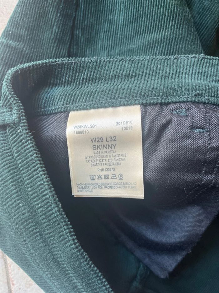Pantalon en velours vert foncé Wrangler 38 - photo numéro 6