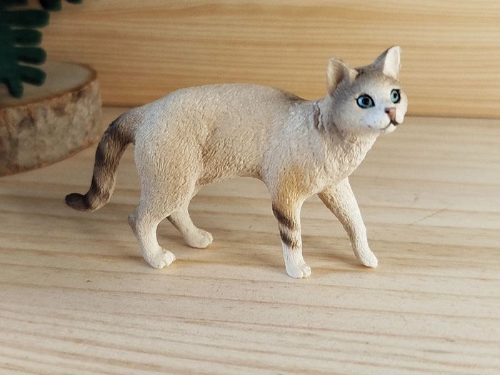 Schleich chat beige vintage Figurine Animal domestique - photo numéro 2