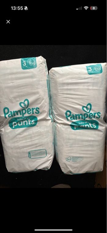 Couches Pampers pants