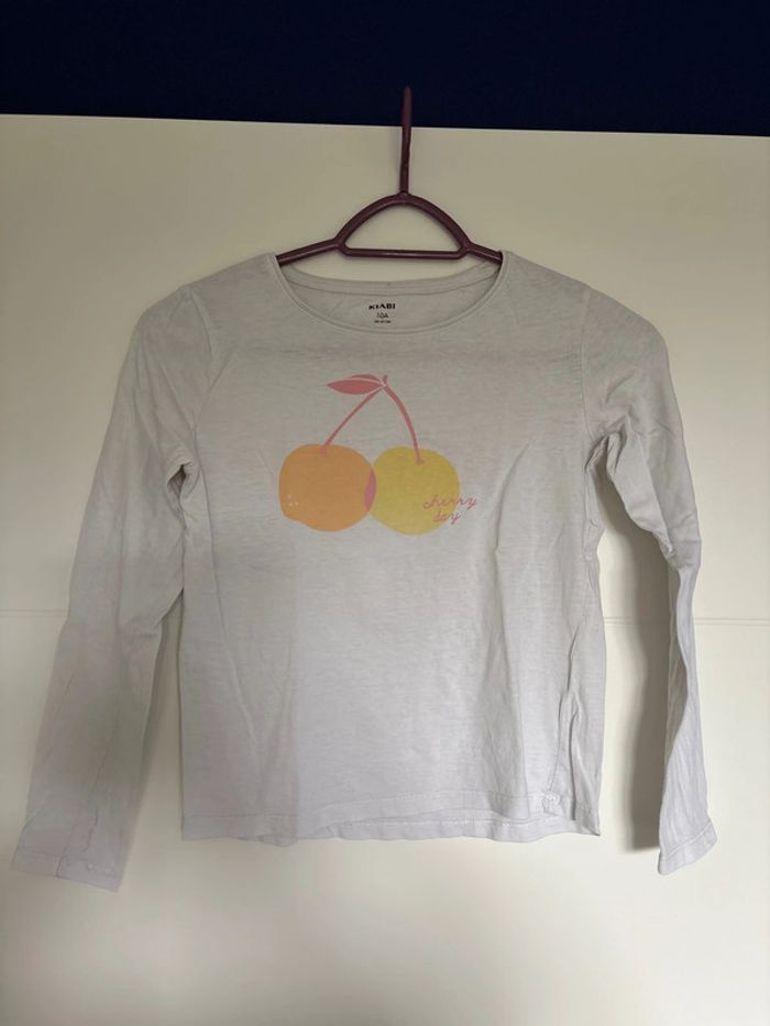 T-shirt manches longues Kiabi, 10 ans