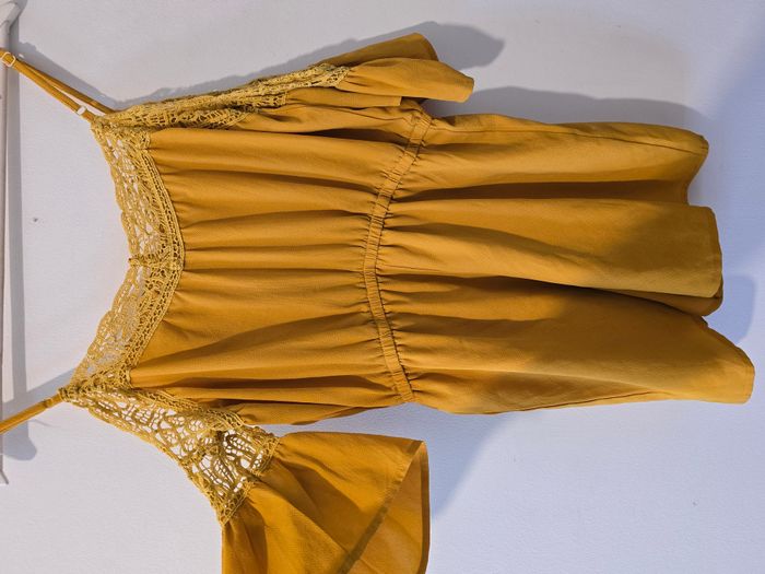 Combishort avec Dentelles Jaune - photo numéro 4