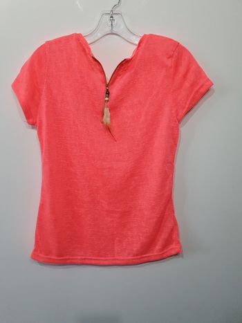 Tee-shirt zip dans le dos