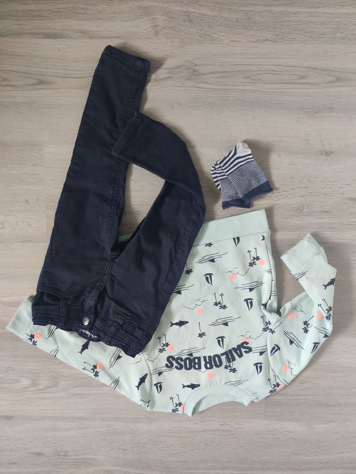 Ensemble 2 pièces marin Orchestra Tape à L'oeil Tape à l'oeil Taille 3-4 ans