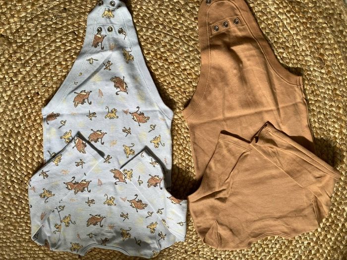 Lot 3 bodies ml 12/18 mois roi lion simba disney - photo numéro 4