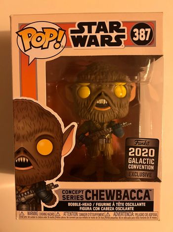 Funko Pop Star Wars Chewbacca 387 Galactic Convention 2020