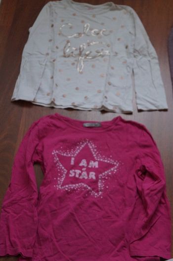 lot 2 tee shirts 10 ans