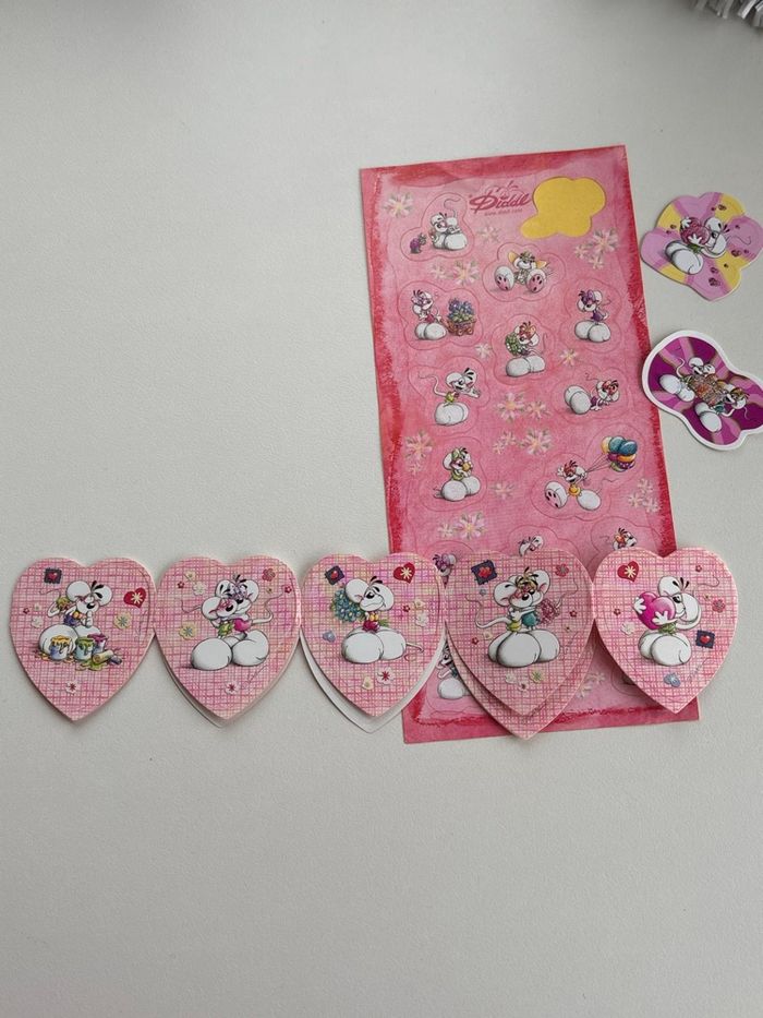 Lot autocollants diddl - ancienne collection années 2000 - vintage - photo numéro 3