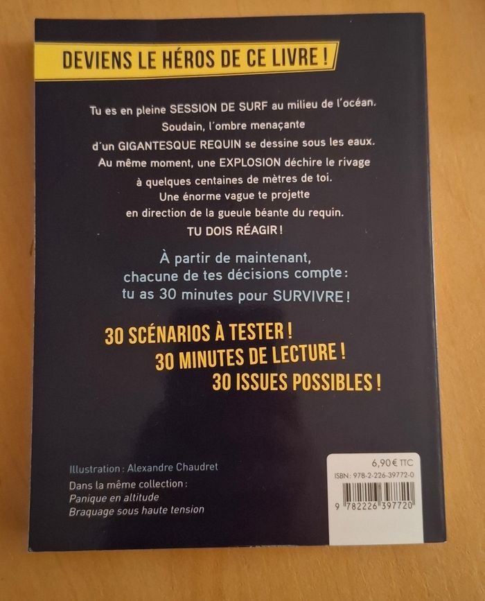 Lot de 2 livres 30 minutes pour survivre - photo numéro 3