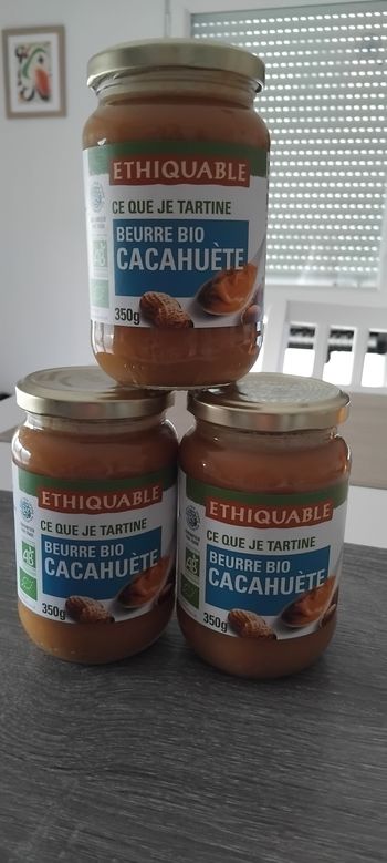 Lot 3 beurre de cacahuete éthiquable