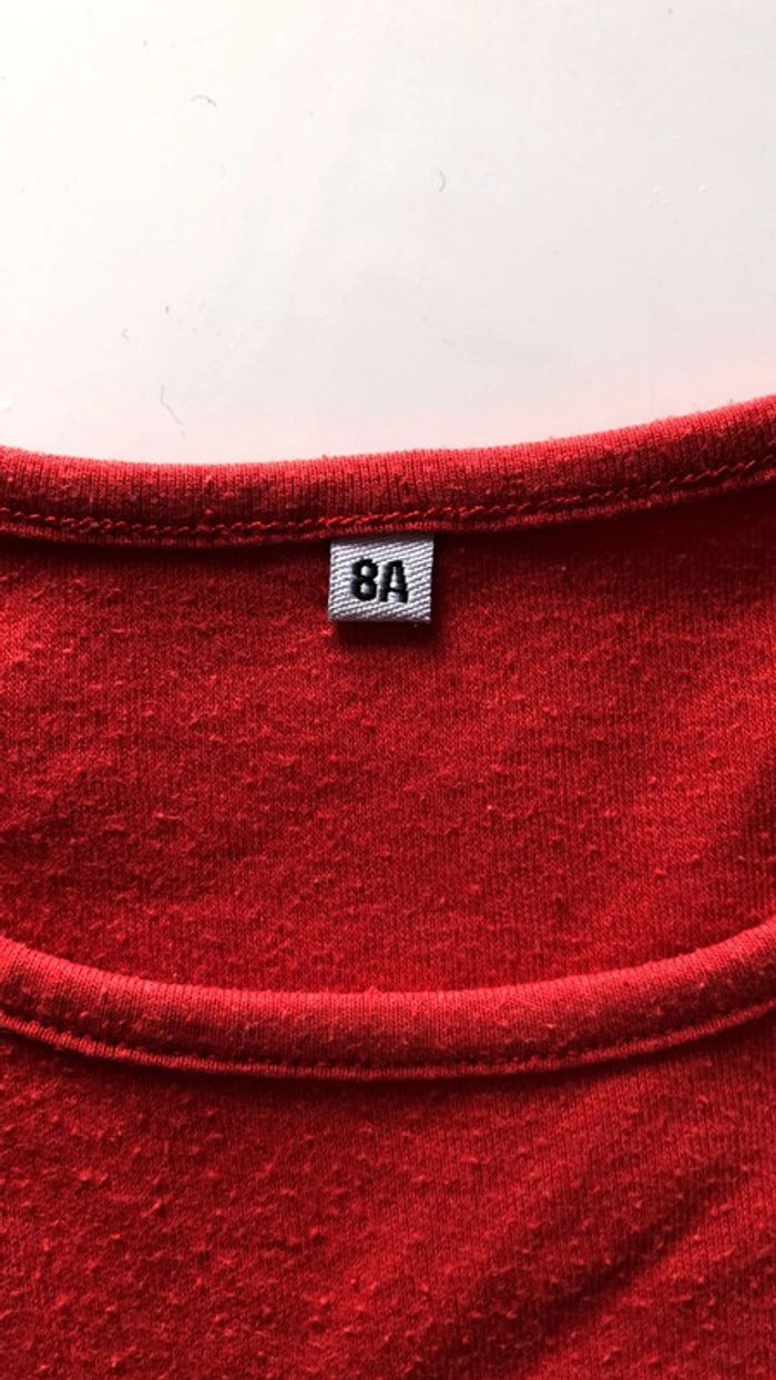 Sweat-shirt rouge - photo numéro 3