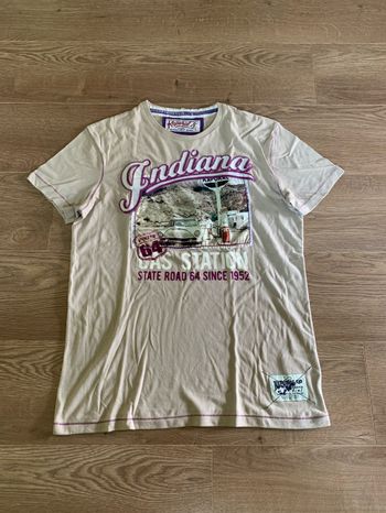 T-shirt Kaporal à motif en beige, en L
