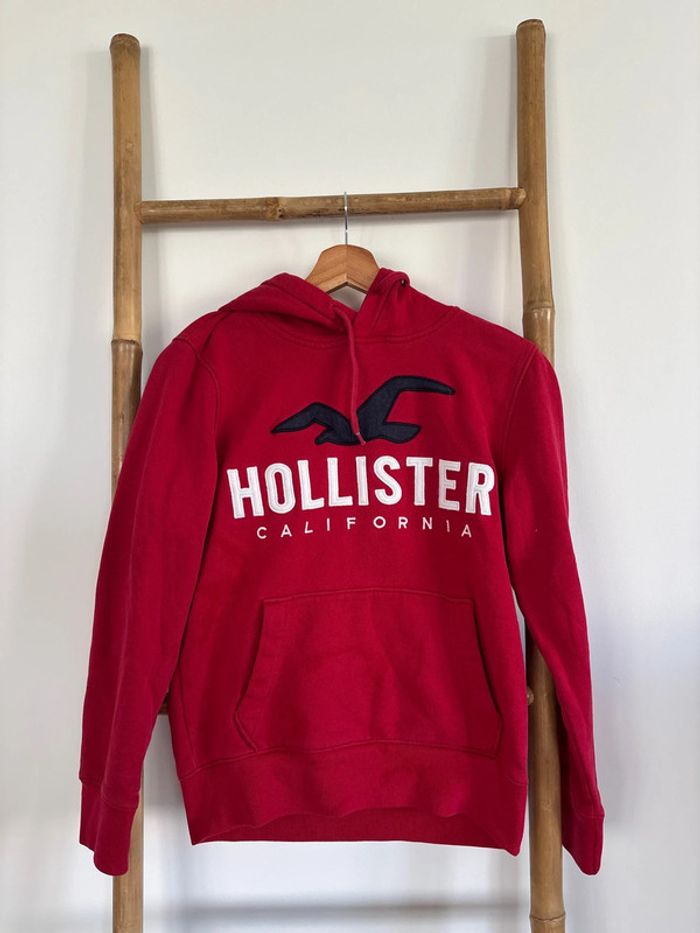 Sweat rouge hollister