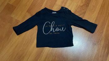 Haut à manches longues 1 mois