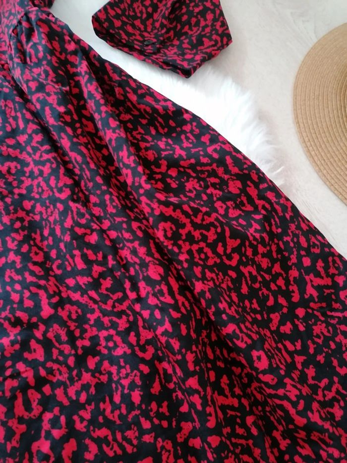Robe longue rouge taille M - photo numéro 2