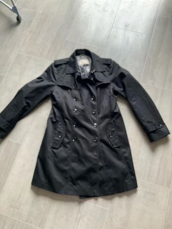Imperméable noir cintré Banana Republic
