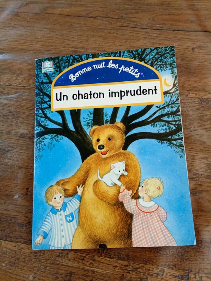 Livre bonne nuit les petits un chaton imprudent