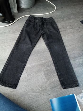 Jean taille élastique noir 7a