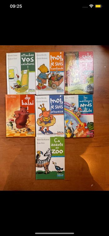 1 lot de 7 livres broches