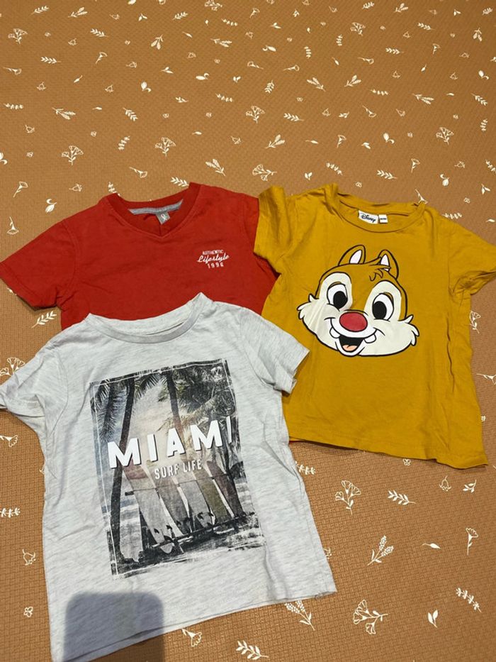 Lot tee-shirts 3 ans