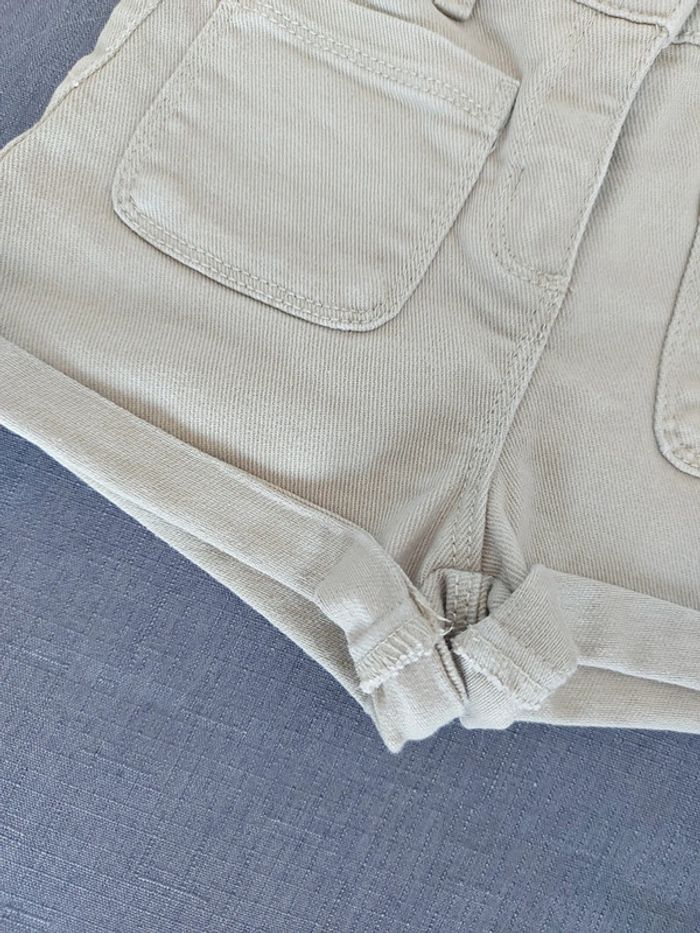 Short jeans Kaki Vertbaudet 6 ans - photo numéro 4