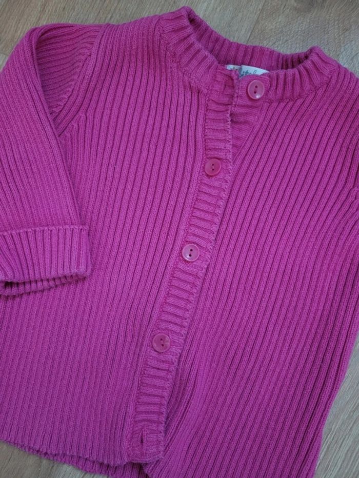 Gilet rose Kitchoun 18 mois - photo numéro 3