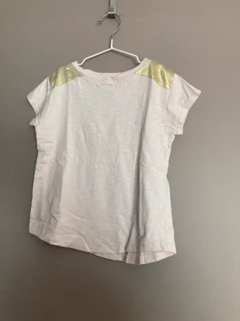 Louis Louise t-shirt Anais rose et doré 8 ans