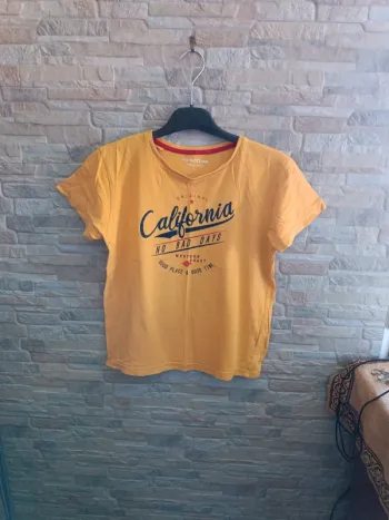 T-shirt moutarde California NPO 14A