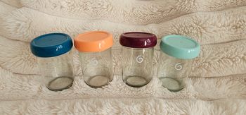 Lot de 4 grands pots en verre Babybols babymoov 