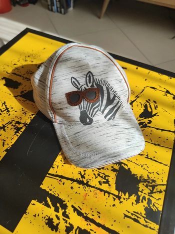 Casquette zèbre
