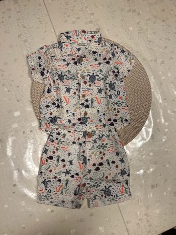 Ensemble d’été short + chemise