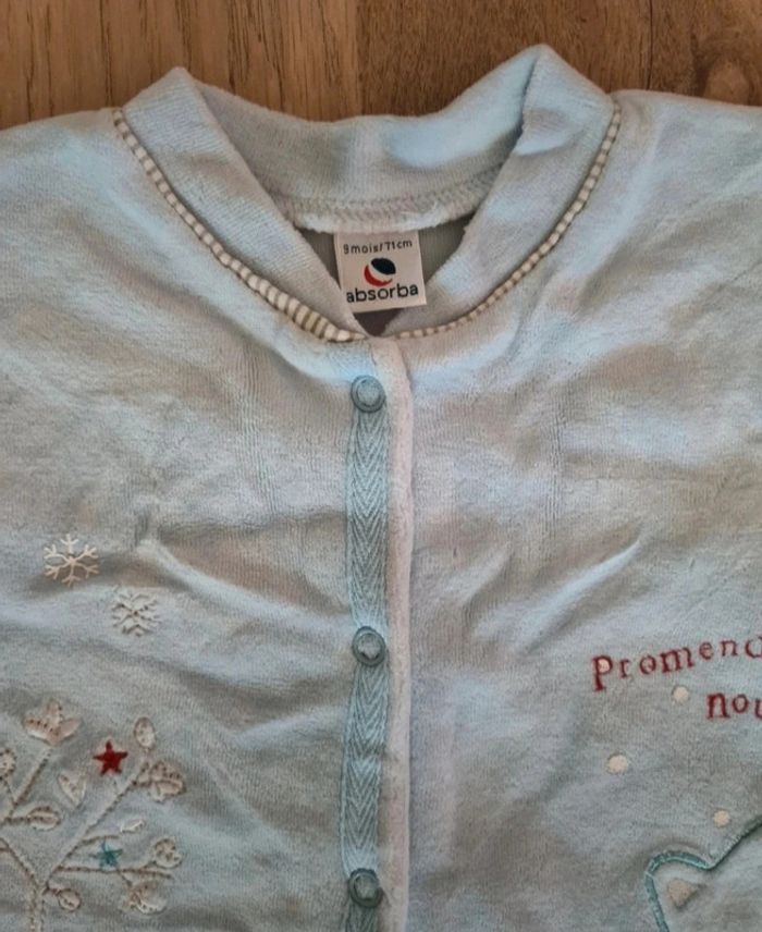 Pyjama absorba 9 mois neuf - photo numéro 4