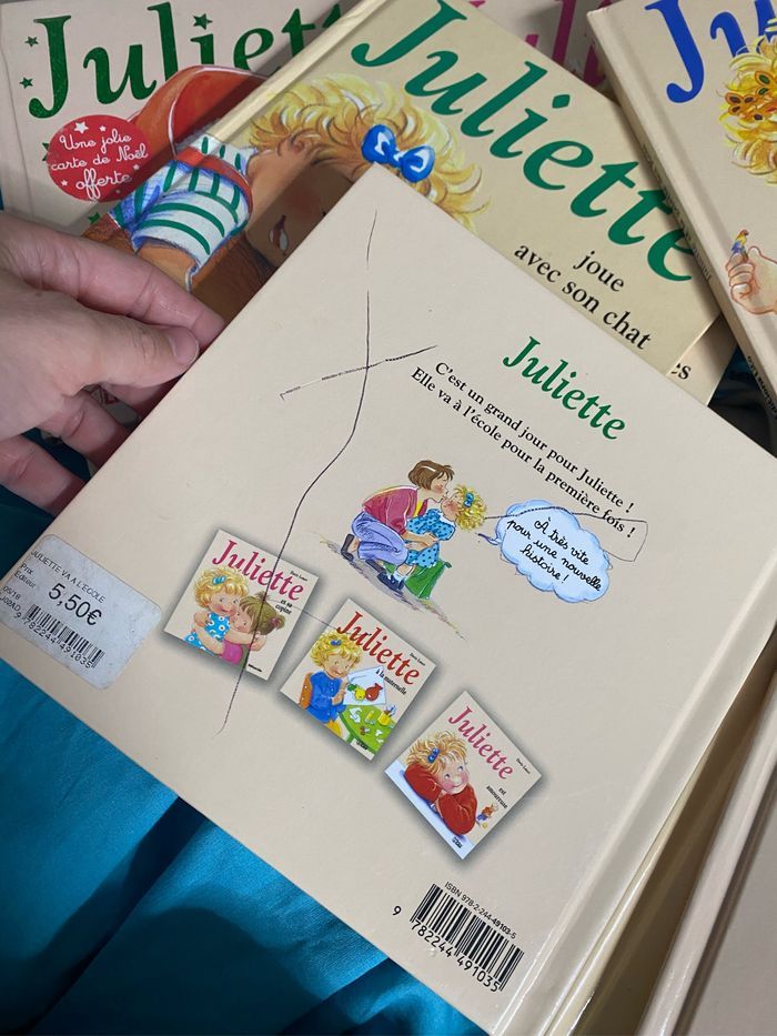 Lot  de 9  livres Juliette - photo numéro 9
