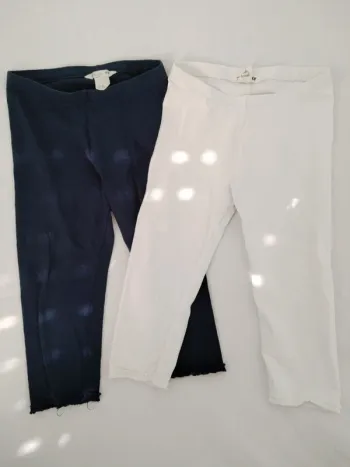 Lot de 2 leggings courts H&M 9 ans