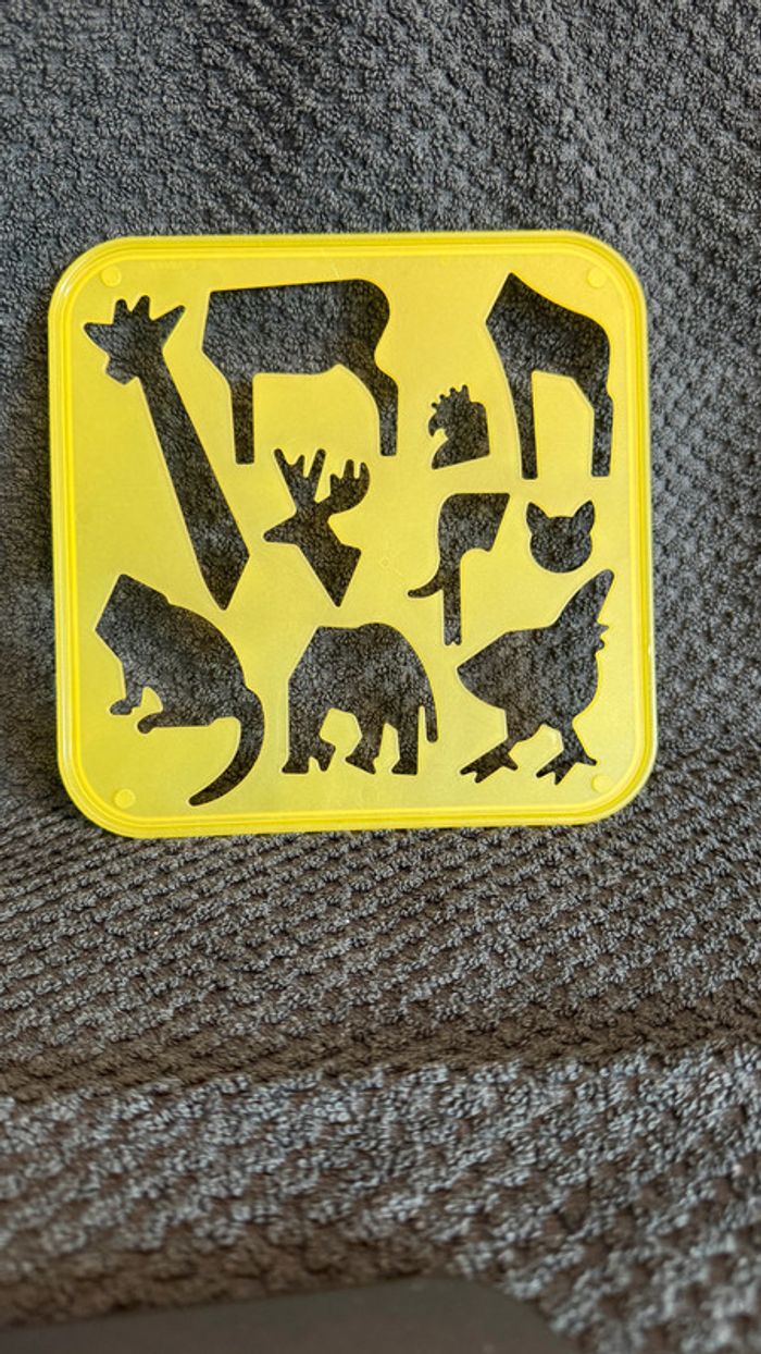 Pochoir Tupperware TupperToys à dessin Animaux - photo numéro 2