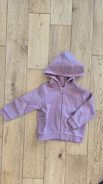 Sweat zippé à capuche garçon Kiabi - 18 mois