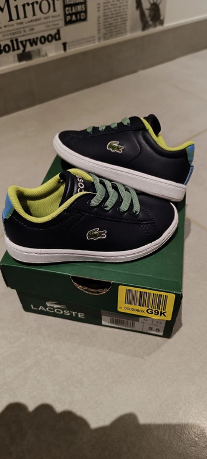 basket cuir lacoste 22 - photo numéro 5