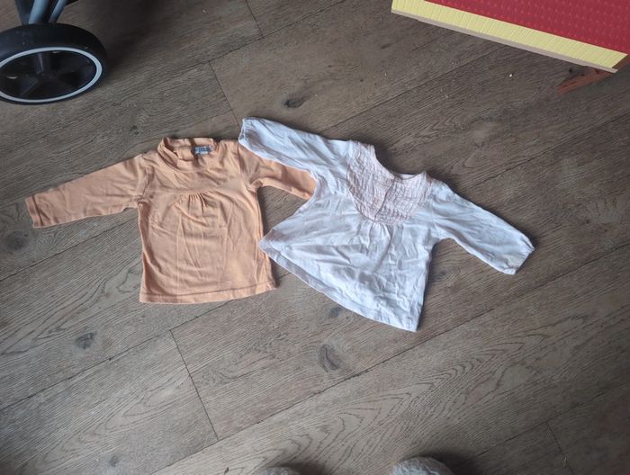 Lot 3 blouses fille 3 mois