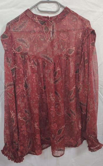 Blouse bordeaux
