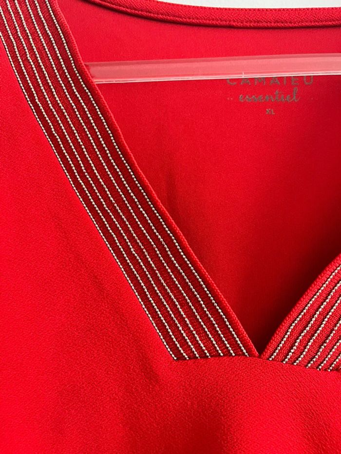 Blouse Camaïeu manches courtes femme taille XL (42) - photo numéro 3